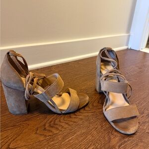Jessica Simpson Tan Suede Women's Heels